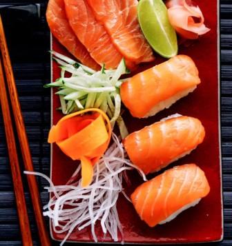 японские суши и сашими 